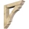 Ekena Millwork Olympic Traditional Rough Sawn Bracket w/ Offset Brace, Douglas Fir, 8"W x 42"D x 42"H BKT0806X42X42OLY01RDF - alternate 1